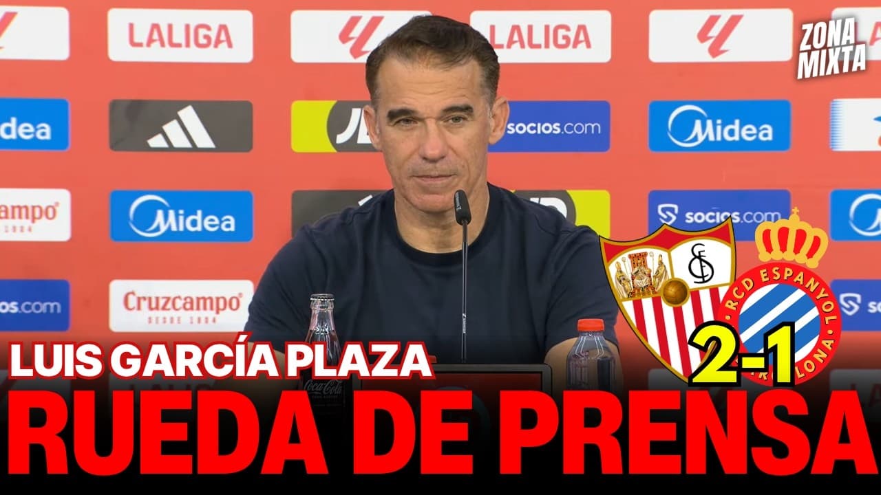 Rueda de Prensa del Sevilla FC 2-1 Espanyol | Luis García Plaza