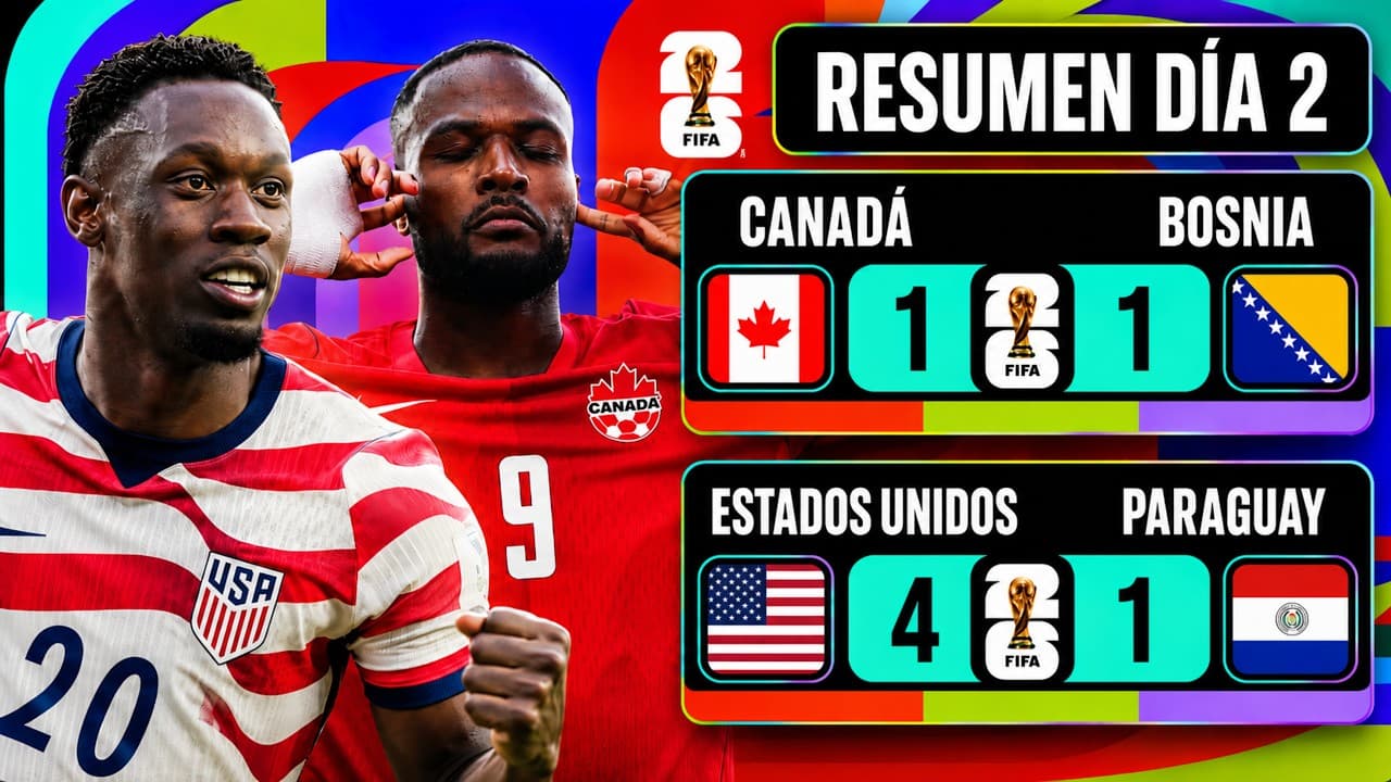 RESUMEN DÍA 2 MUNDIAL | ¿POLÉMICA? ESTADOS UNIDOS, CANADÁ...