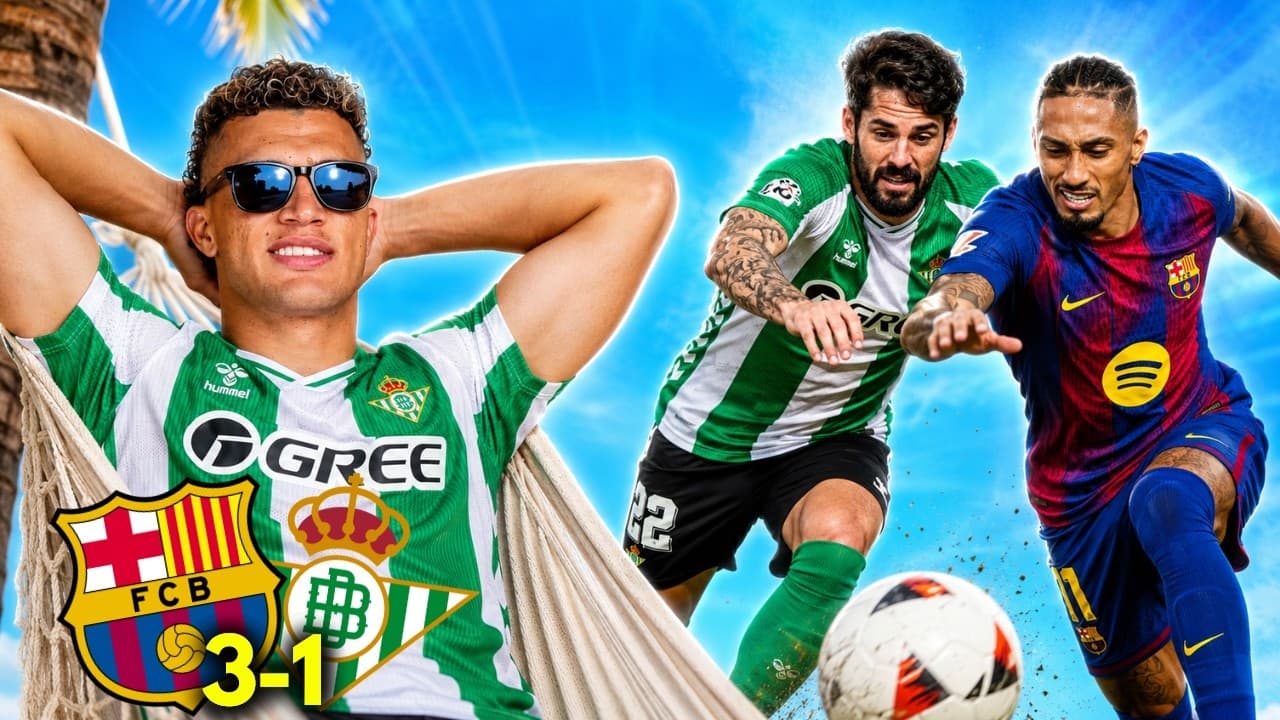 BARCELONA 3-1 REAL BETIS | UN BETIS EN CHAMPIONS... Y EN CHANCLAS | Videpodcast Zona Mixta