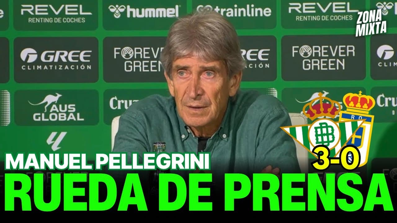Rueda De Prensa Manuel Pellegrini | Real Betis 3-0 Real Oviedo | Zona Mixta