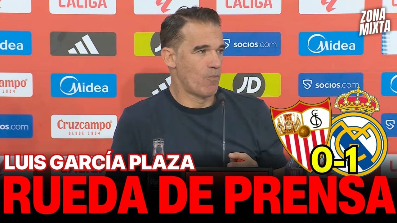 Rueda de Prensa de Luis García Plaza | Sevilla FC 0-1 Real Madrid | El Sevilla salvado