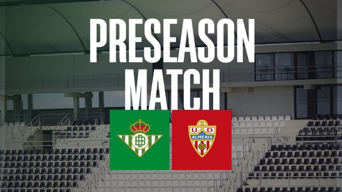 El Real Betis cierra su calendario de pretemporada con un duelo frente a la UD Almería
