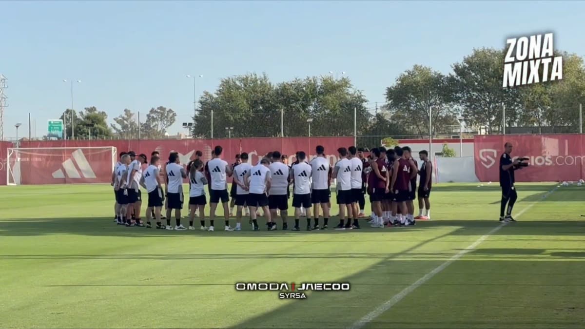 Marcao, ausencia destacada en el último entrenamiento del Sevilla antes de viajar a Polonia