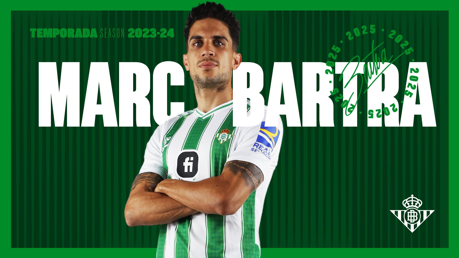 Marc Bartra amplía su contrato con el Betis hasta 2025