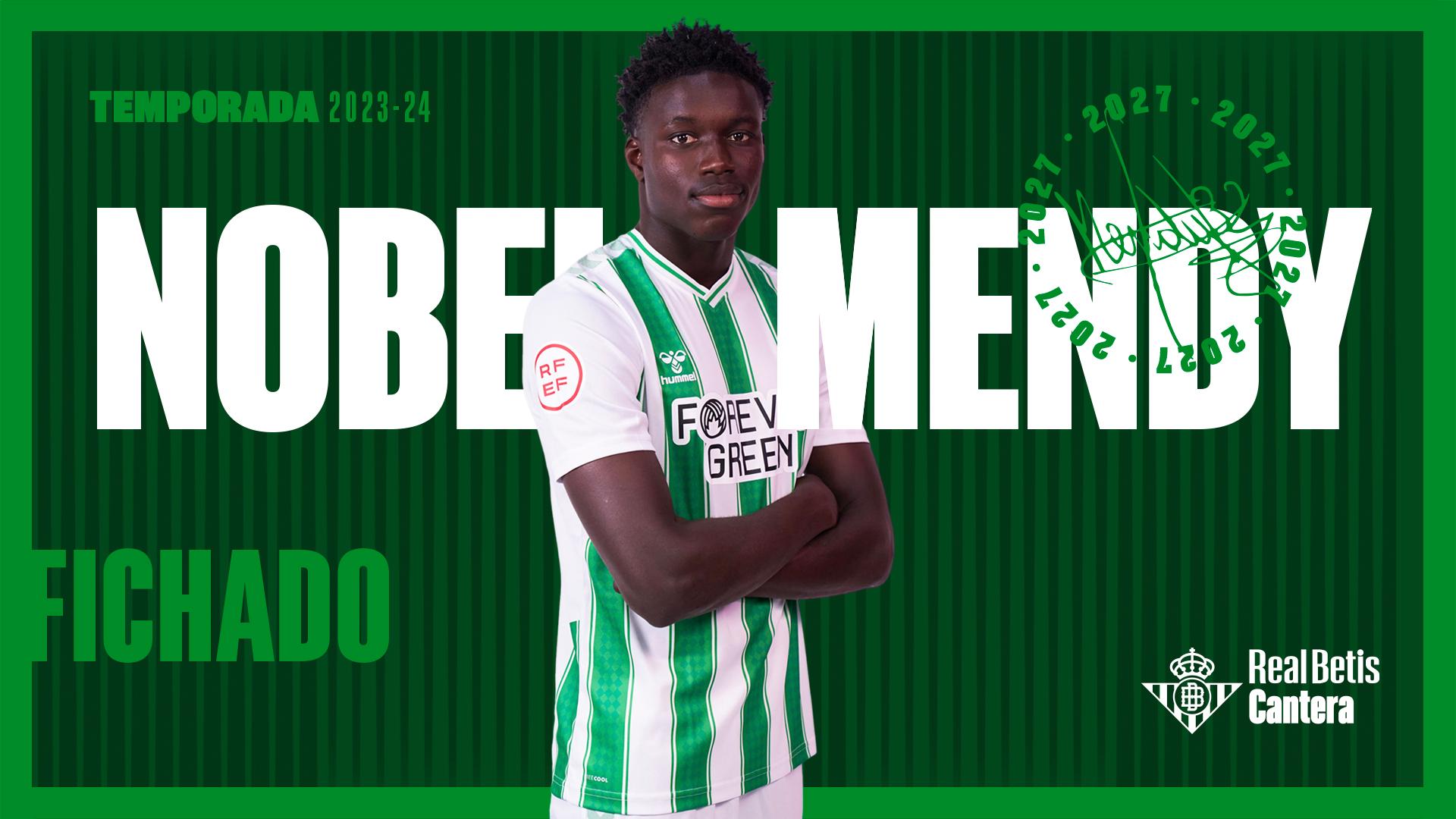 Nobel Mendy, jugador del Betis hasta 2027