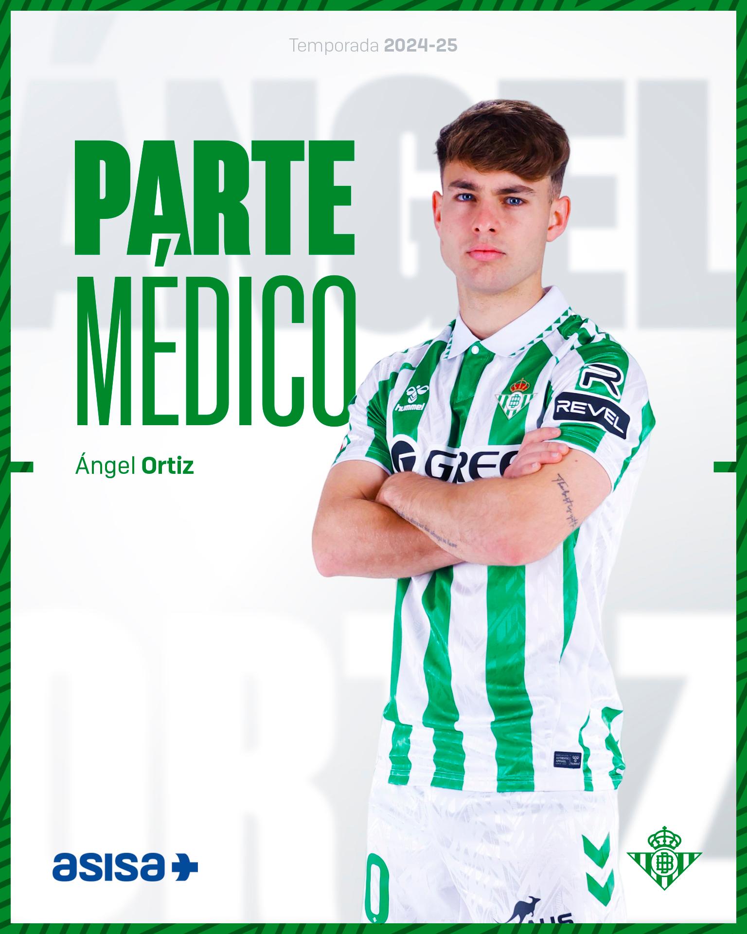 Ángel Ortiz se perderá los próximos partidos por un esguince