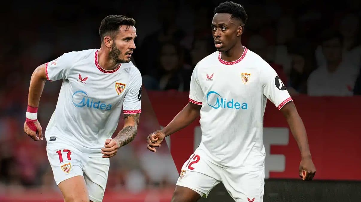 El Sevilla se despide de Saúl Ñíguez y Sambi Lokonga