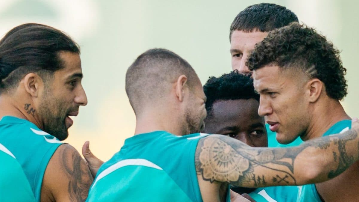 El Betis realiza una nueva sesión de entrenamiento antes de medirse al Celta de Vigo