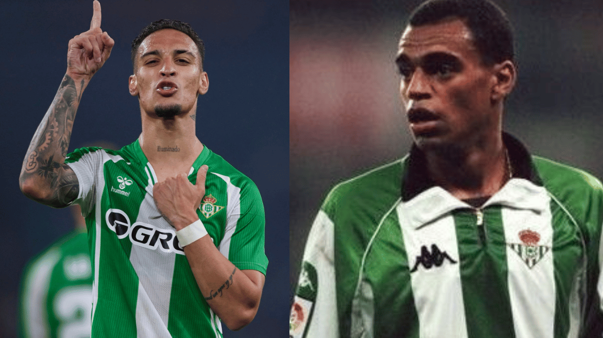 Antony consigue alcanzar el registro goleador de Denílson en el Betis