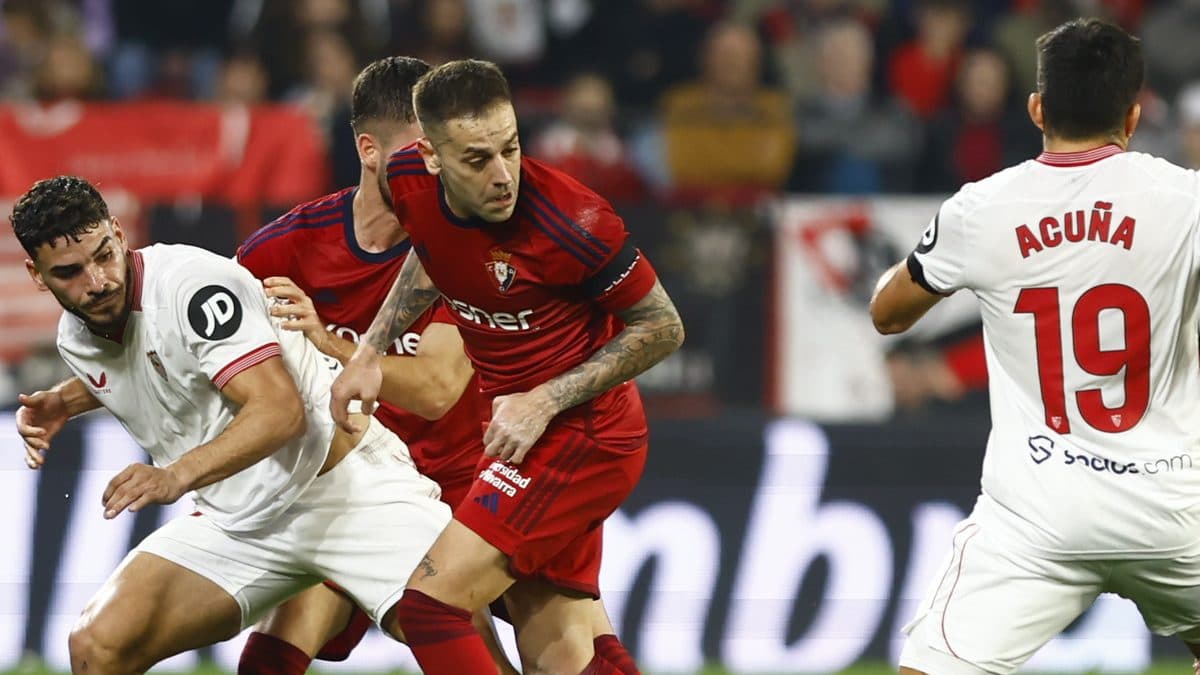 Estos son los últimos resultados del Sevilla ante Osasuna en el Ramón Sánchez-Pizjuán