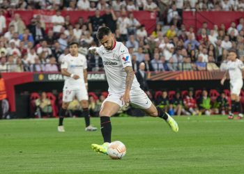 Suso anota el empate ante la Juventus en las semifinales de la Europa League | Imagen: Mario Míjenz