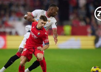 Lukebakio rescató un punto para el Sevilla. Foto: Salva Castizo.