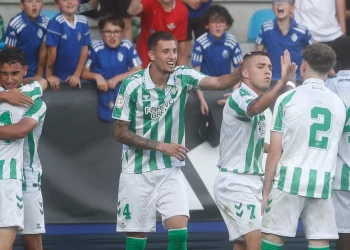 Jugadores del Betis celebrando un gol | Imagen: Página web del Betis.