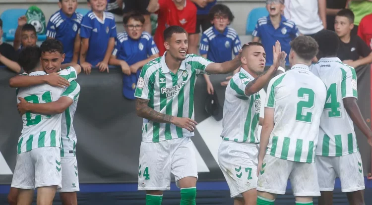 Jugadores del Betis celebrando un gol | Imagen: Página web del Betis.