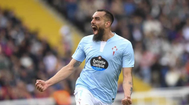 Borja Iglesias celebrando un gol con el Celta de Vigo. | Imagen: X.