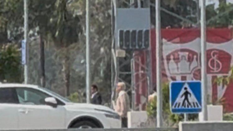 Antonio Cordón en la ciudad deportiva del Sevilla.