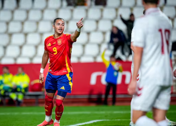 Mateo Joseph defendiendo la camiseta de la Selección Española. | Imagen: X.