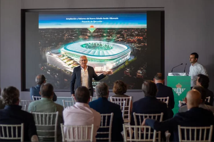 Presentación del Nuevo Benito Villamarín. | Imagen: Página web del Real Betis.