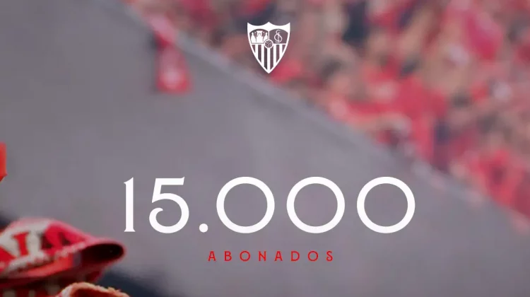 Número de renovaciones que ha alcanzado el Sevilla FC en cuanto a los socios abonados. | Imagen: Página web Sevilla FC.