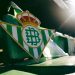 Escudo del Real Betis en un asiento del Benito Villamarín. | Imagen: Perfil de X @RealBetis.