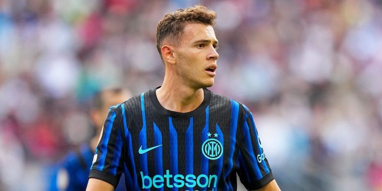Asllani disputando un partido con el Inter de Milán. | Imagen: X.