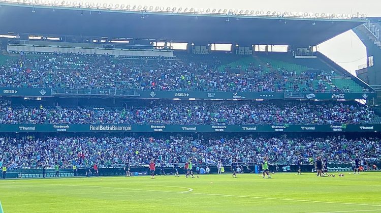 Grada de Preferencia del Benito Villamarín, estadio del Real Betis. | Imagen: X.