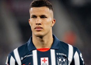 Nelson Deossa, futuro fichaje del Betis, con la camiseta de Monterrey. | Imagen: X.