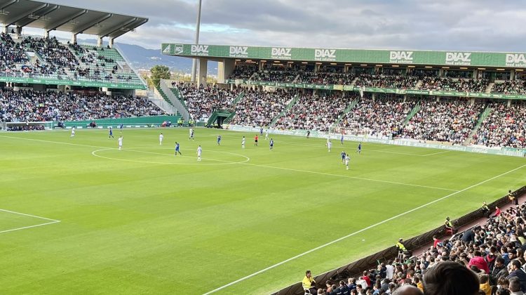 Estadio Nuevo Arcángel, lugar en el que se va a disputar el Córdoba vs Betis. | Imagen: X.
