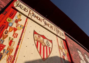 Fachada Ramón Sánchez-Pizjuán, estadio del Sevilla FC. | Imagen: página web Sevilla FC.