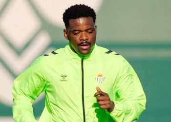 William Carvalho ejercitándose en una sesión de entrenamiento. | Imagen: Perfil de X @RealBetis.