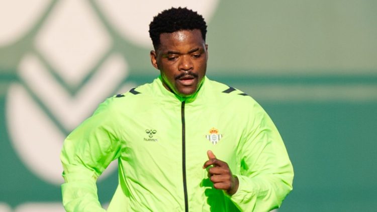 William Carvalho ejercitándose en una sesión de entrenamiento. | Imagen: Perfil de X @RealBetis.