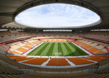 Estadio de La Cartuja, campo en el que el Real Betis va a disputar la temporada 2025-26. | Imagen: perfil de X @ZonaMixta__.