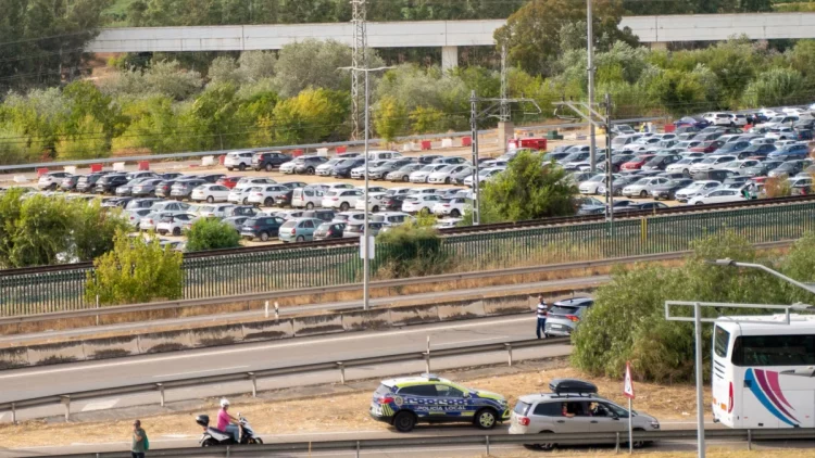 Uno de los aparcamientos puesto a disposición de los aficionados béticos. | Imagen: página web del Real Betis.