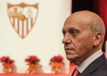 Del Nido Benavente en un acto del Sevilla FC. | Imagen: perfil de X @ZonaMixta__.