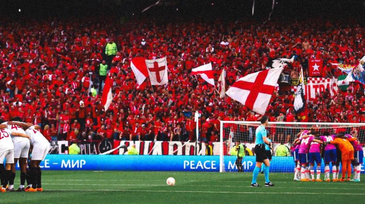 Biris Norte animando al Sevilla en el Ramón Sánchez-Pizjuán. | Imagen: X.