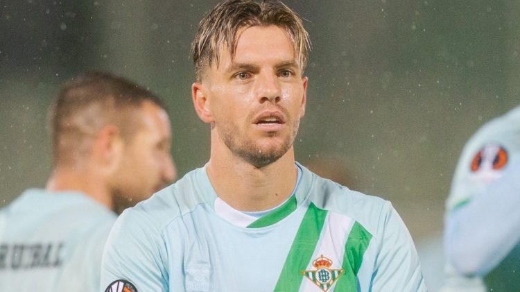 Lo Celso celebrando el gol anotado en el Ludogorets - Real Betis. | Imagen: perfil de X @RealBetis.