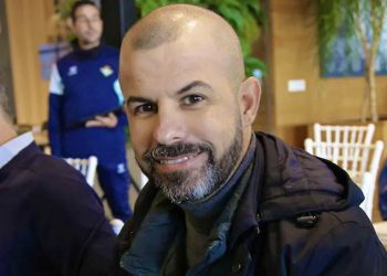 Manu Fajardo en una concentración con el Real Betis. | Imagen: X.