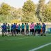 Plantilla del Real Betis, durante una sesión de entrenamiento. | Imagen: perfil de X @RealBetis.