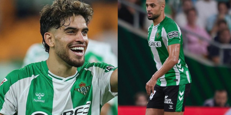 Abde y Amrabat disputando un partido con el Real Betis. | Imagen: edit Luis Alfonso Fernández.