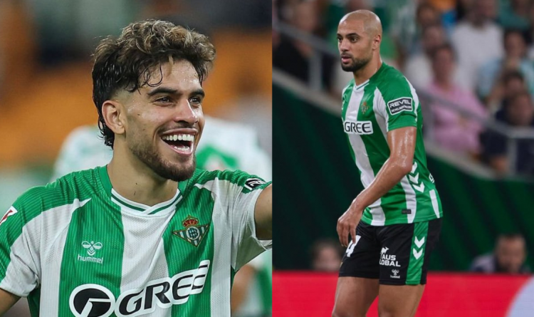 Abde y Amrabat disputando un partido con el Real Betis. | Imagen: edit Luis Alfonso Fernández.