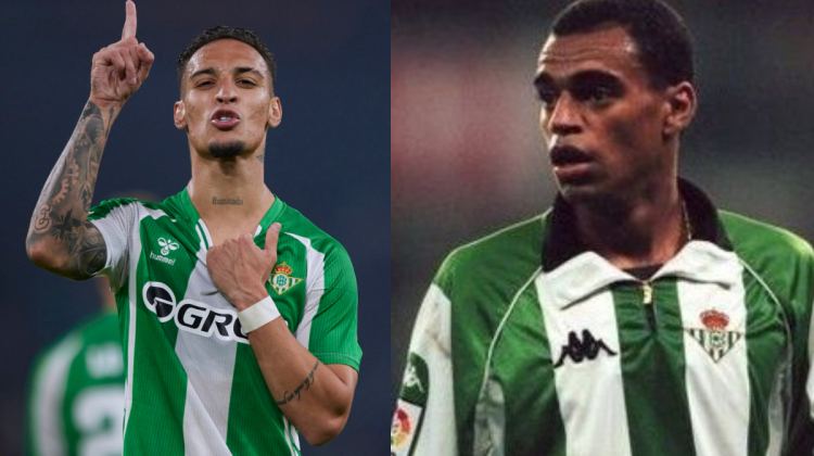 Antony y Denílson defendiendo la camiseta del Real Betis. | Imagen: Edit Luis Alfonso Fernández.