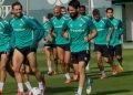 Isco Alarcón en su regreso a los entrenamientos del Real Betis