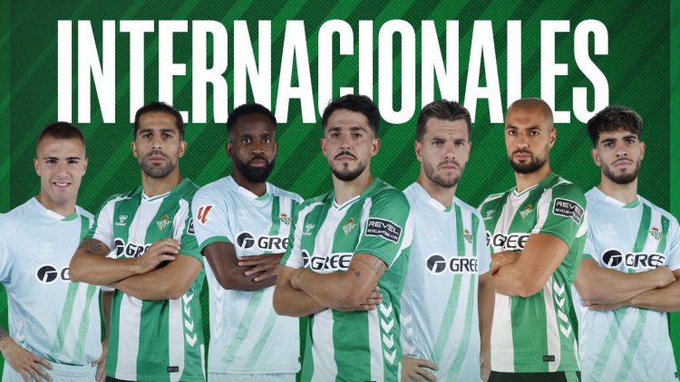 Los internacionales del Real Betis en este parón de noviembre