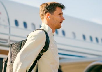 Diego Llorente, jugador del Betis, en Croacia. | Imagen: perfil de X @RealBetis.