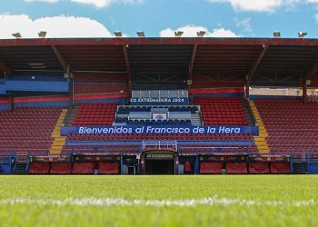 Francisco de la Hera, estadio en el que se va disputar el CD Extremadura - Sevilla FC. | Imagen: X.