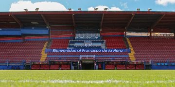 Francisco de la Hera, estadio en el que se va disputar el CD Extremadura - Sevilla FC. | Imagen: X.
