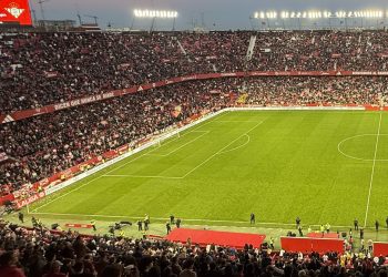 Estadio Ramón Sánchez-Pizjuán, durante la suspensión del Sevilla FC - Real Betis. | Imagen: X.
