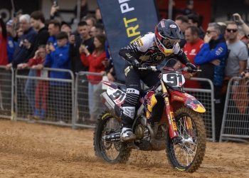 Piloto conduciendo en el MXGP Andalucía Spain. | Imagen: Instagram MXGP Andalucía Spain.