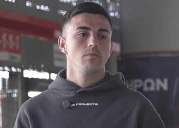 Zarzana respondiendo a una pregunta durante la entrevista. | Imagen: Zona Mixta.