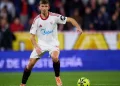 Kike Salas disputando un partido con el Sevilla. | Imagen: página web Sevilla FC.